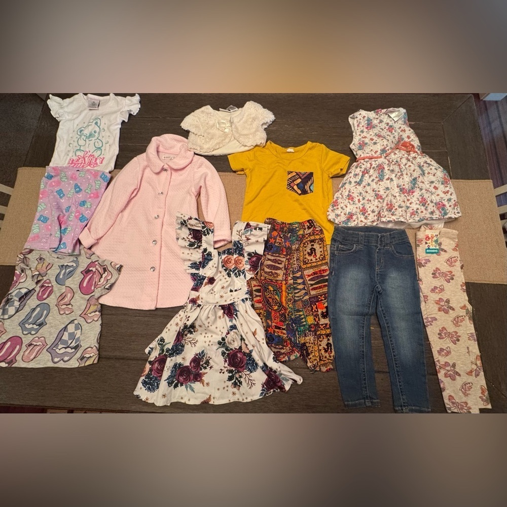 Bundle clothes for girl Little Lass dress